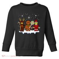 Block Brick Building Figure Christmas Master Builder Toddler Sweatshirt thumb 0