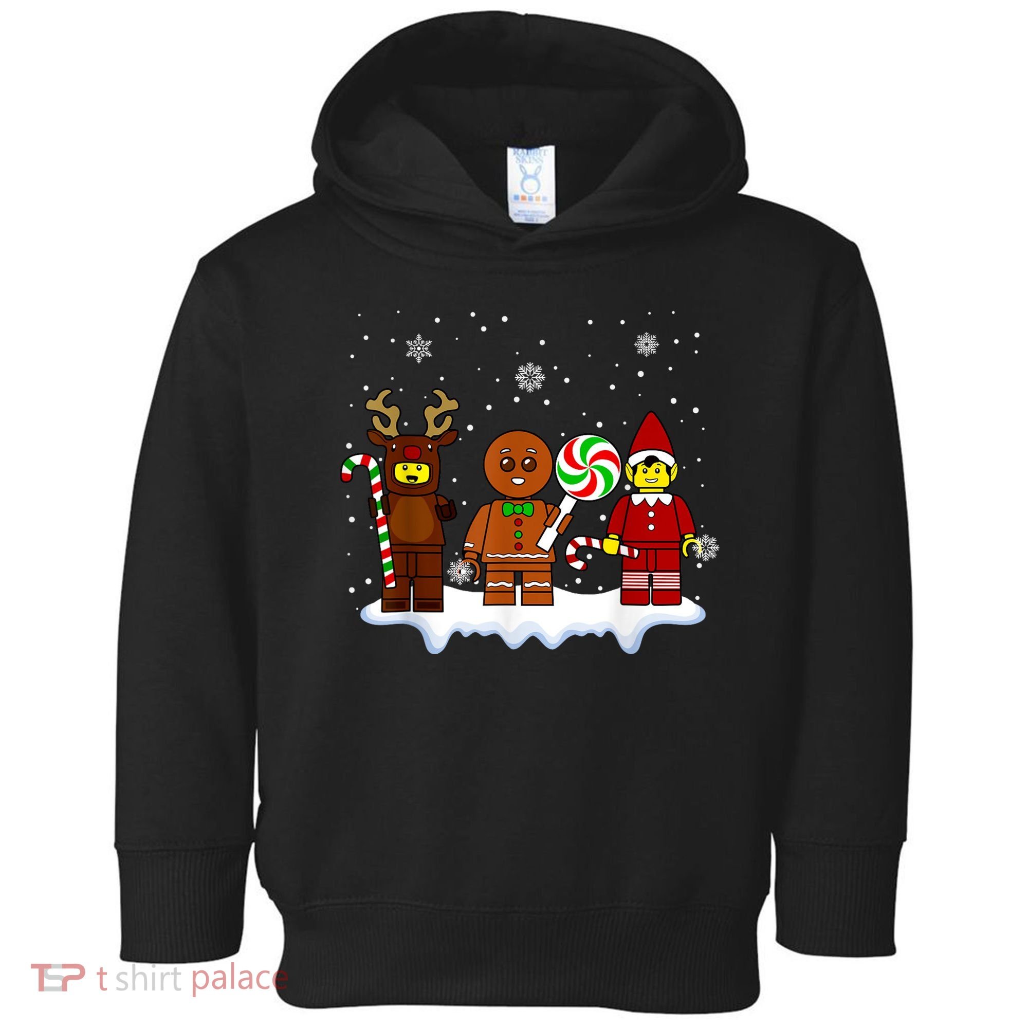 Block Brick Building Figure Christmas Master Builder Toddler Hoodie