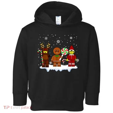 Block Brick Building Figure Christmas Master Builder Toddler Hoodie