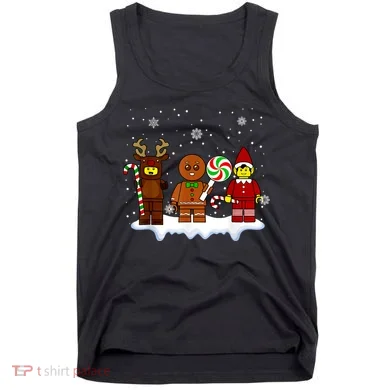 Block Brick Building Figure Christmas Master Builder Tank Top