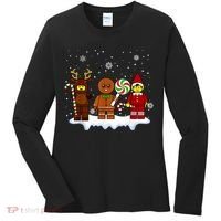 Block Brick Building Figure Christmas Master Builder Women's Long Sleeve Shirt thumb 0