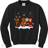 Block Brick Building Figure Christmas Master Builder Kids Sweatshirt thumb 0