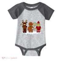 Block Brick Building Figure Christmas Master Builder Infant Baby Jersey Bodysuit thumb 0