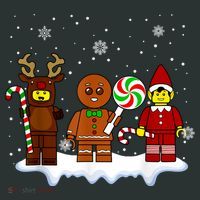 Block Brick Building Figure Christmas Master Builder Infant Baby Jersey Bodysuit thumb 2