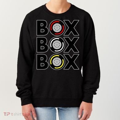 Box Box Box Tire Compound Design Classic Women's Sweatshirt
