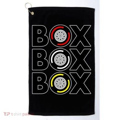 Box Box Box Tire Compound Design Classic Golf Towel
