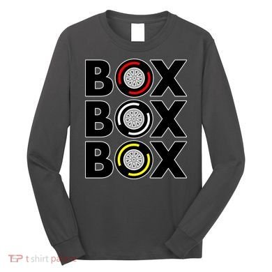 Box Box Box Tire Compound Design Classic Long Sleeve Shirt