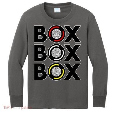 Box Box Box Tire Compound Design Classic Kids Long Sleeve Shirt