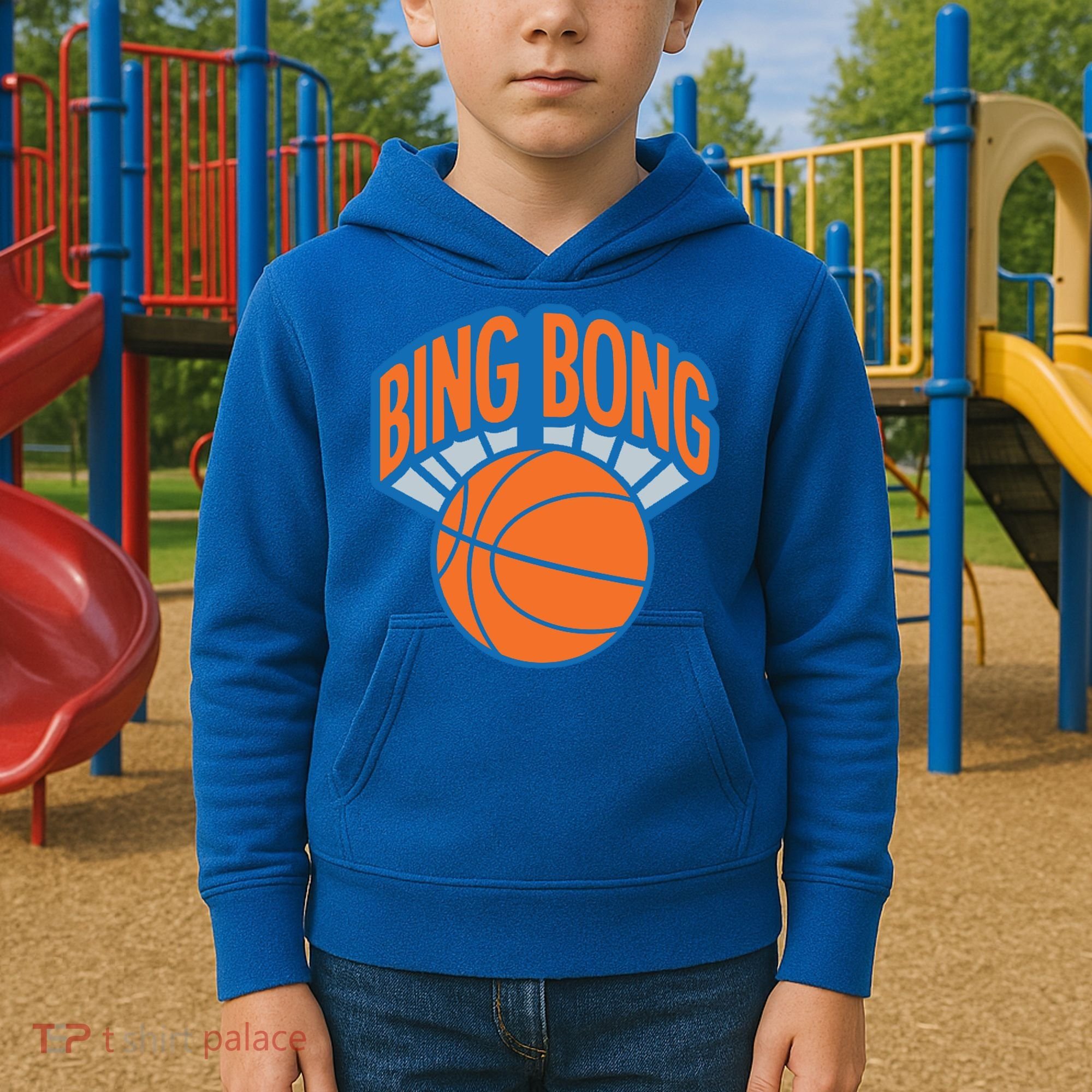 Bing Bong Basketball Kids Hoodie