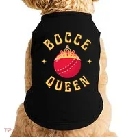 Bocce Bocci Ball Queen Cool Gift Doggie Tank thumb 0