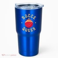 Bocce Bocci Ball Queen Cool Gift Tumbler thumb 0