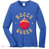 Bocce Bocci Ball Queen Cool Gift Women's Long Sleeve Shirt thumb 0