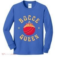 Bocce Bocci Ball Queen Cool Gift Kids Long Sleeve Shirt thumb 0