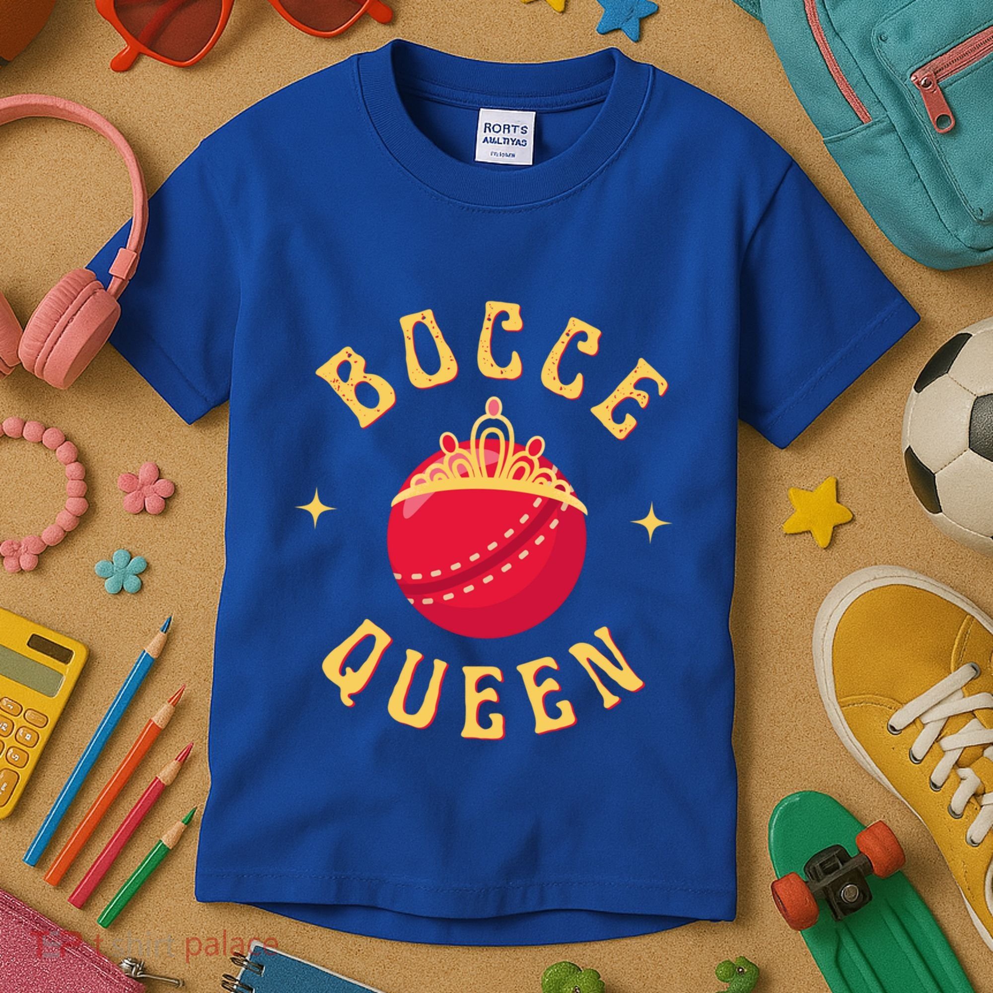 Bocce Bocci Ball Queen Cool Gift Kids T-Shirt