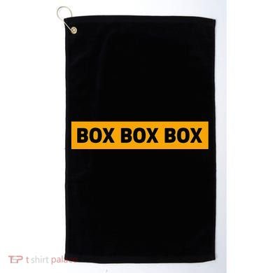 Box Box Box Formula Racing Radio Pit Box Box Box Golf Towel