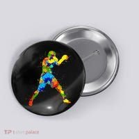 Boxing Boxer Boys Button thumb 0