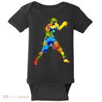 Boxing Boxer Boys Baby Bodysuit thumb 0