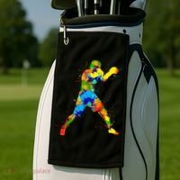 Boxing Boxer Boys Golf Towel thumb 2