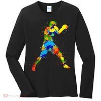 Boxing Boxer Boys Women's Long Sleeve Shirt thumb 0