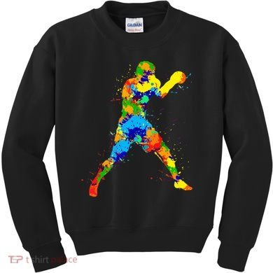 Boxing Boxer Boys Kids Sweatshirt