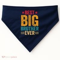 Best Big Brother Ever Big Brother USA-Made Doggie Bandana thumb 0