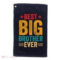 Best Big Brother Ever Big Brother Golf Towel thumb 0