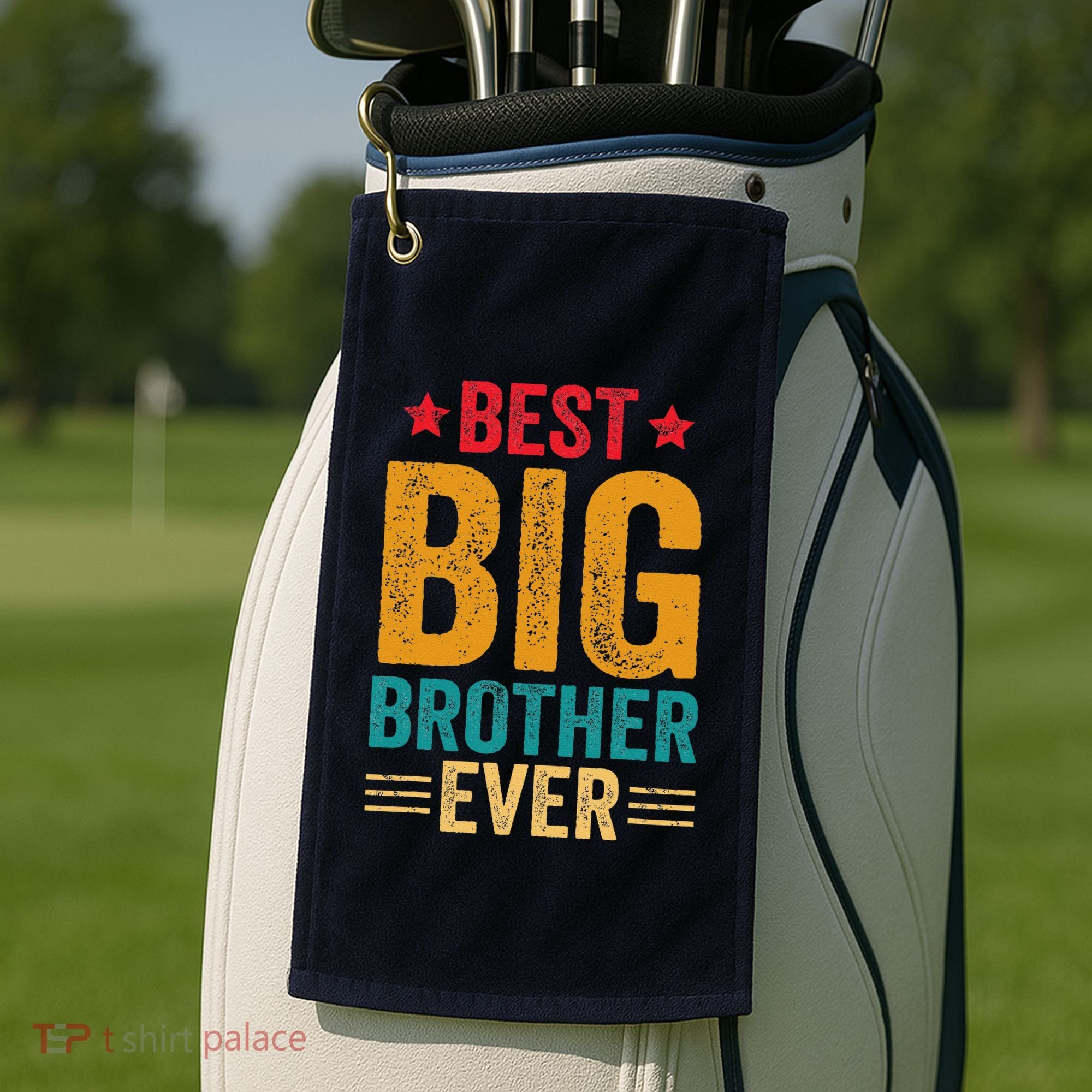Best Big Brother Ever Big Brother Golf Towel