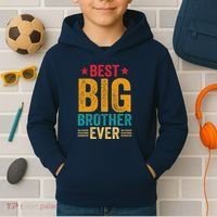 Best Big Brother Ever Big Brother Kids Hoodie thumb 2