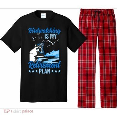 Birdwatcher Birding Birdwatching Retiret Plan Gift Pajama Set
