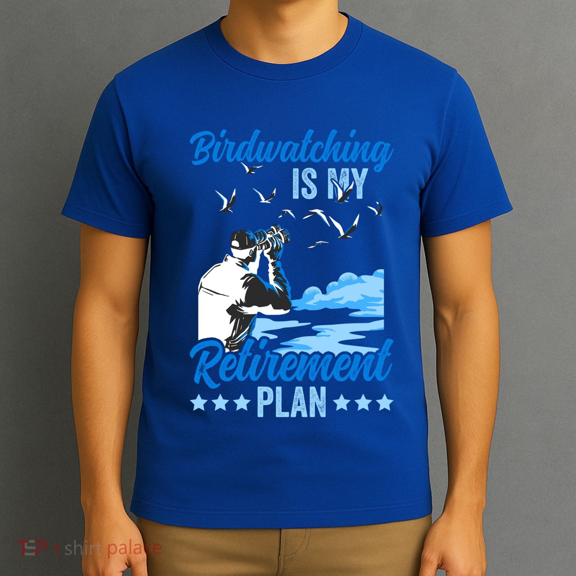 Birdwatcher Birding Birdwatching Retiret Plan Gift T-Shirt
