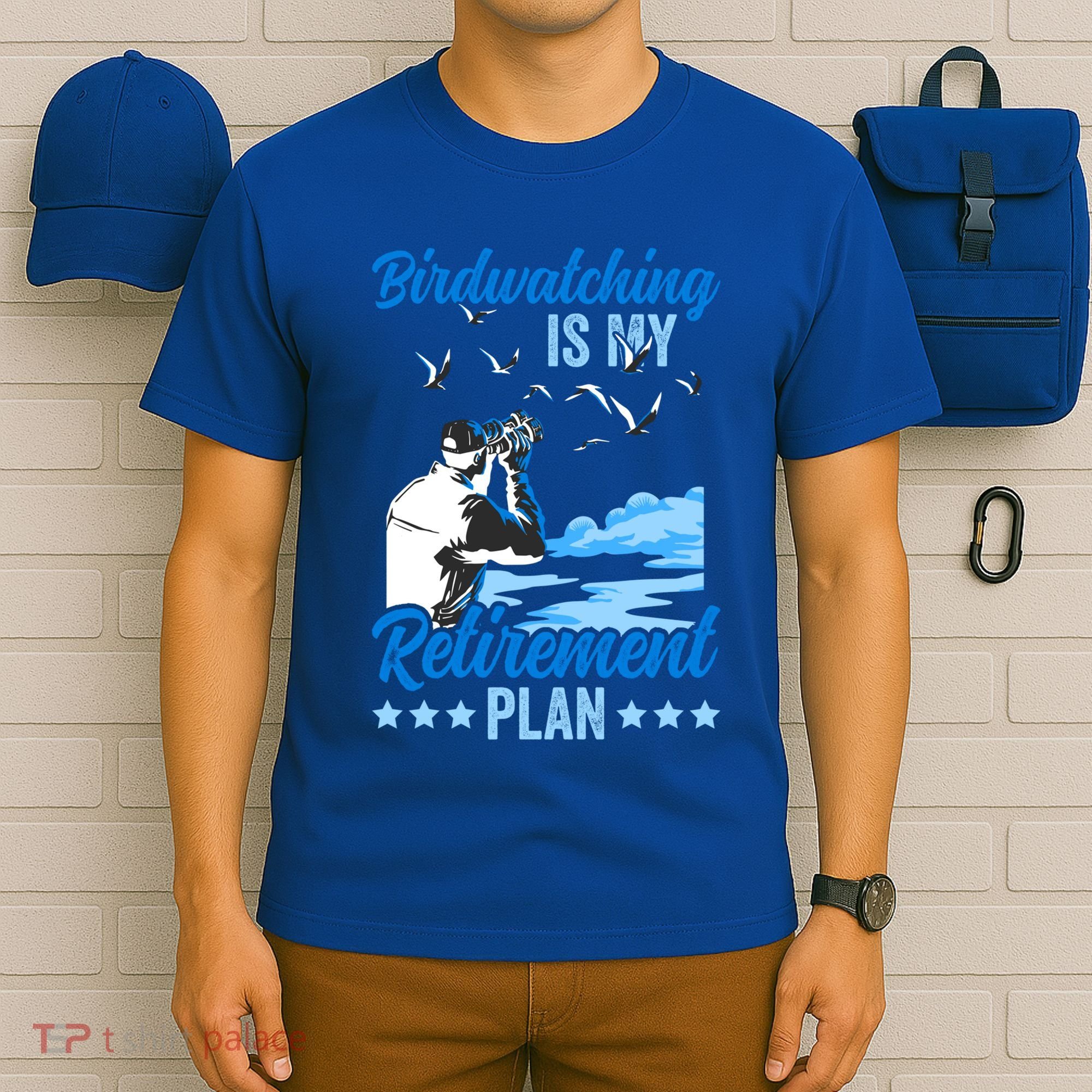 Birdwatcher Birding Birdwatching Retiret Plan Gift T-Shirt