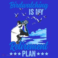 Birdwatcher Birding Birdwatching Retiret Plan Gift Polo thumb 2