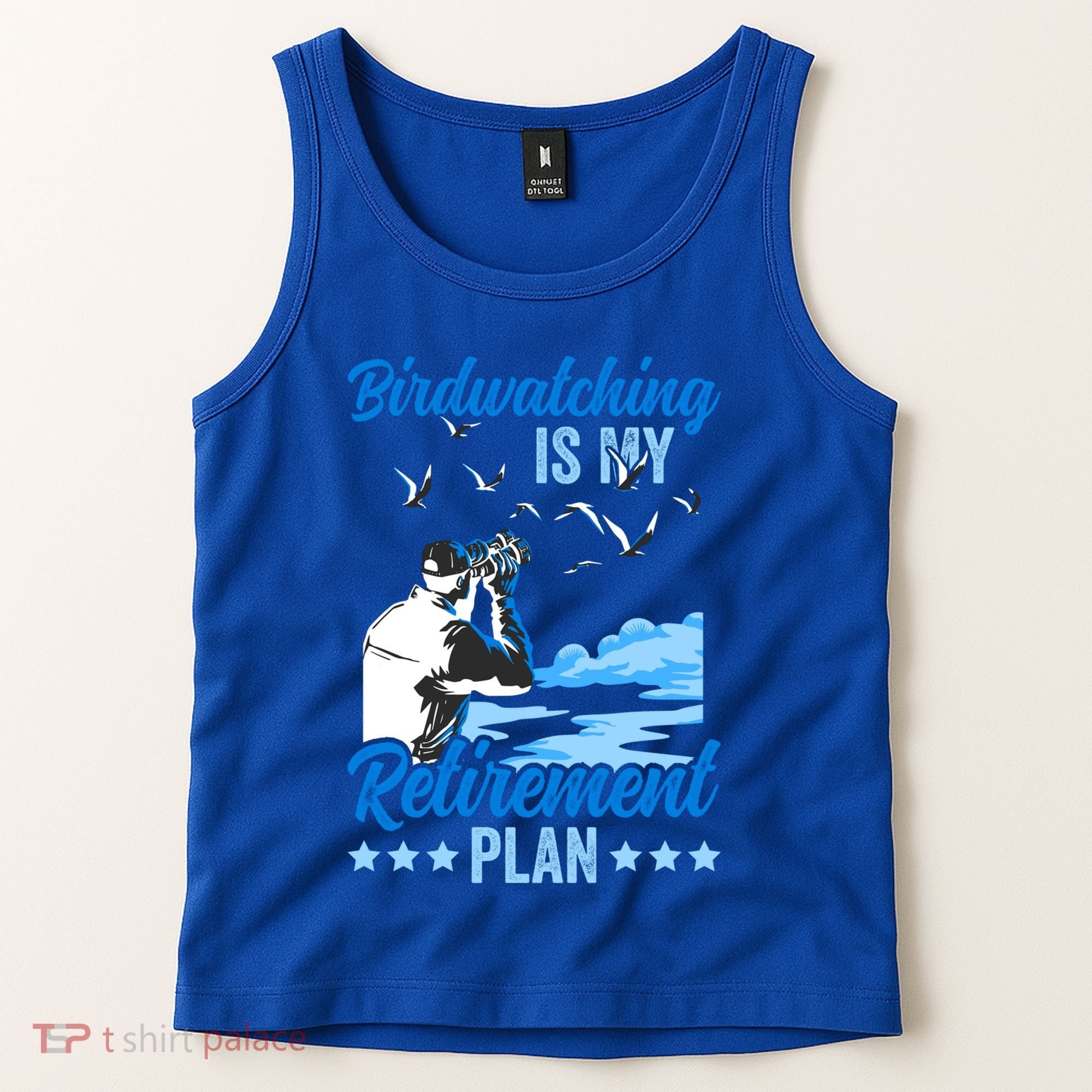 Birdwatcher Birding Birdwatching Retiret Plan Gift Tank Top