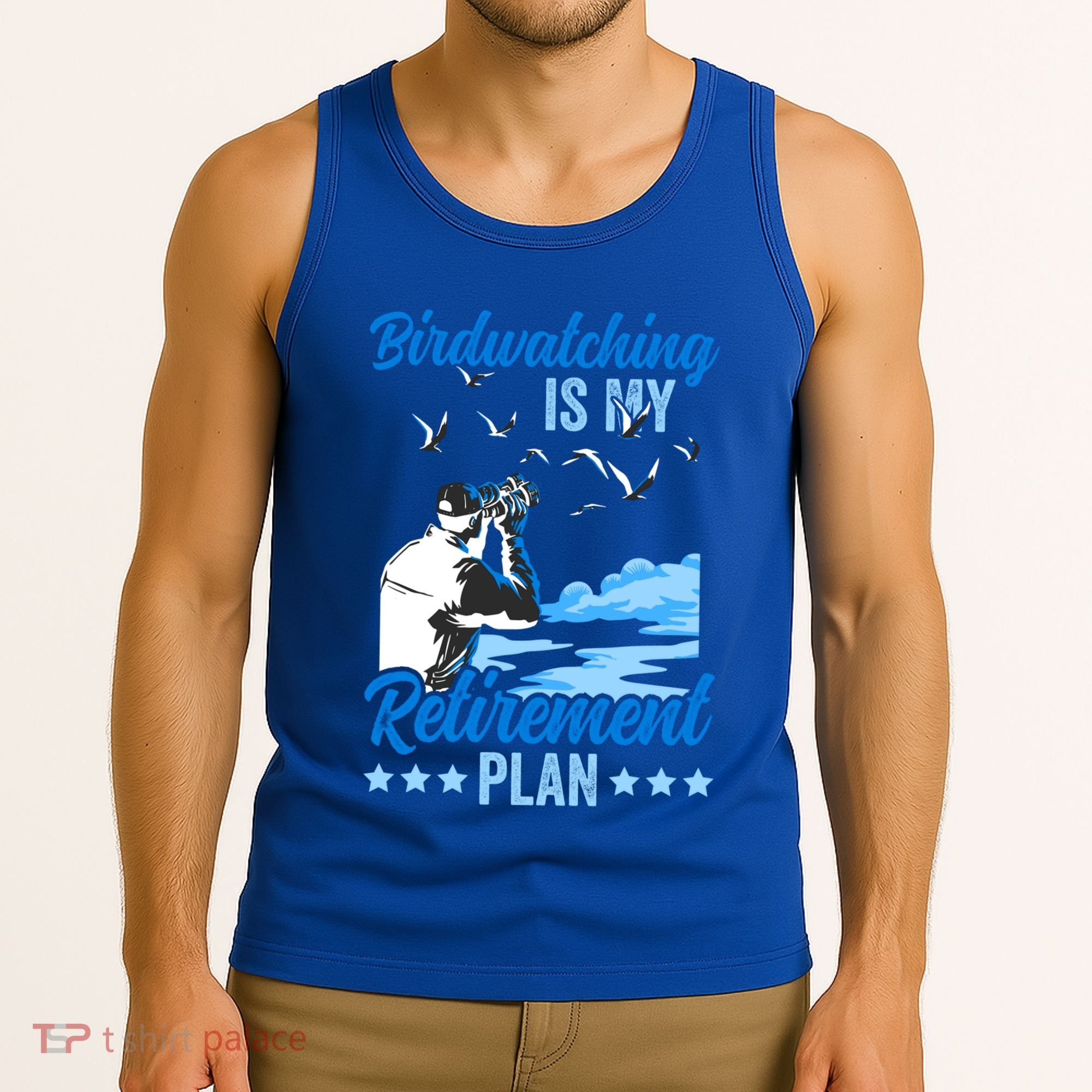 Birdwatcher Birding Birdwatching Retiret Plan Gift Tank Top