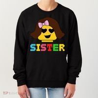 Building Bricks Blocks Sister Master Builder Family Matching Women's Sweatshirt thumb 0