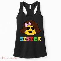 Building Bricks Blocks Sister Master Builder Family Matching Women's Tank Top thumb 0