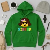Building Bricks Blocks Sister Master Builder Family Matching Hoodie thumb 3
