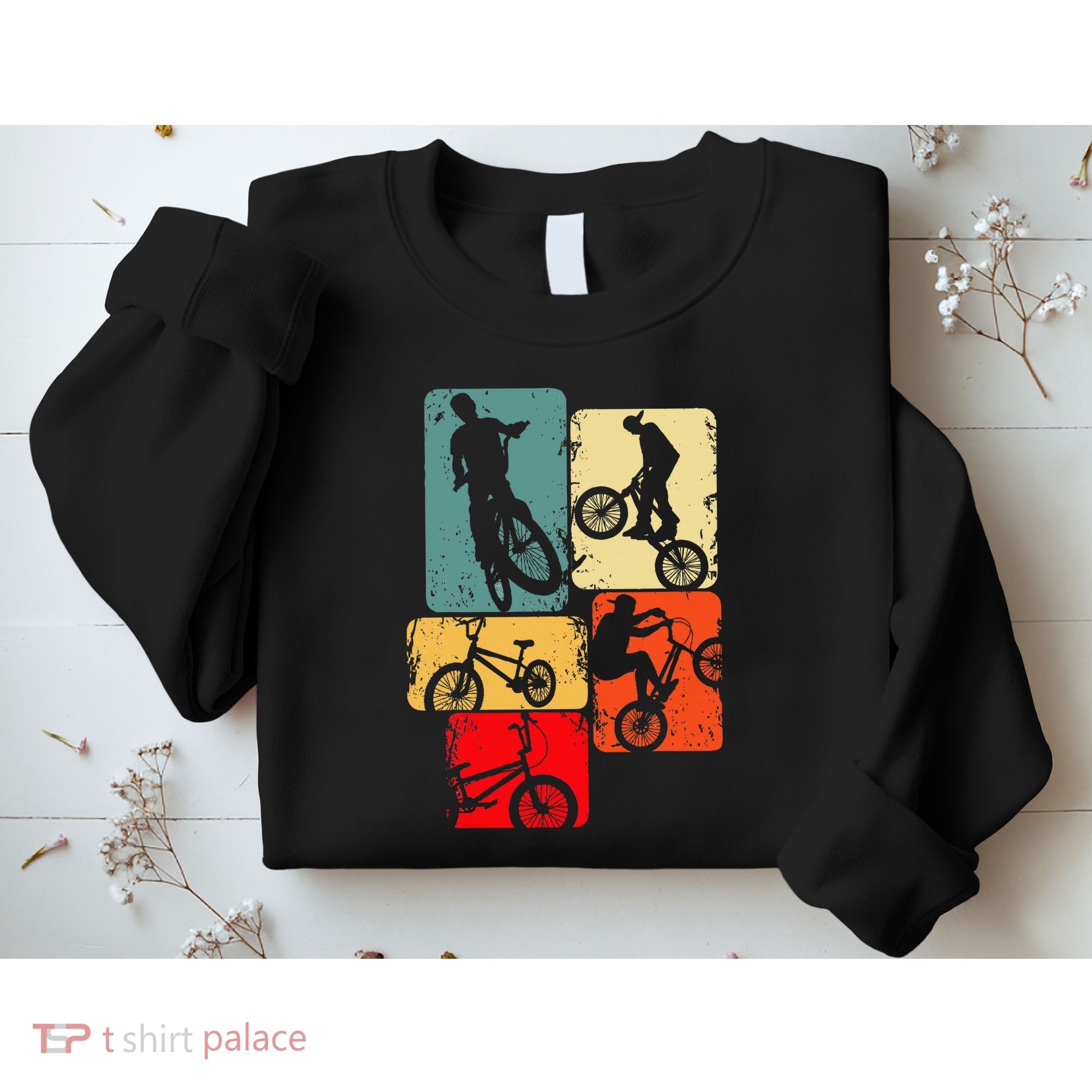 Bmx Bike Bicycle Stunt Racing Sweatshirt