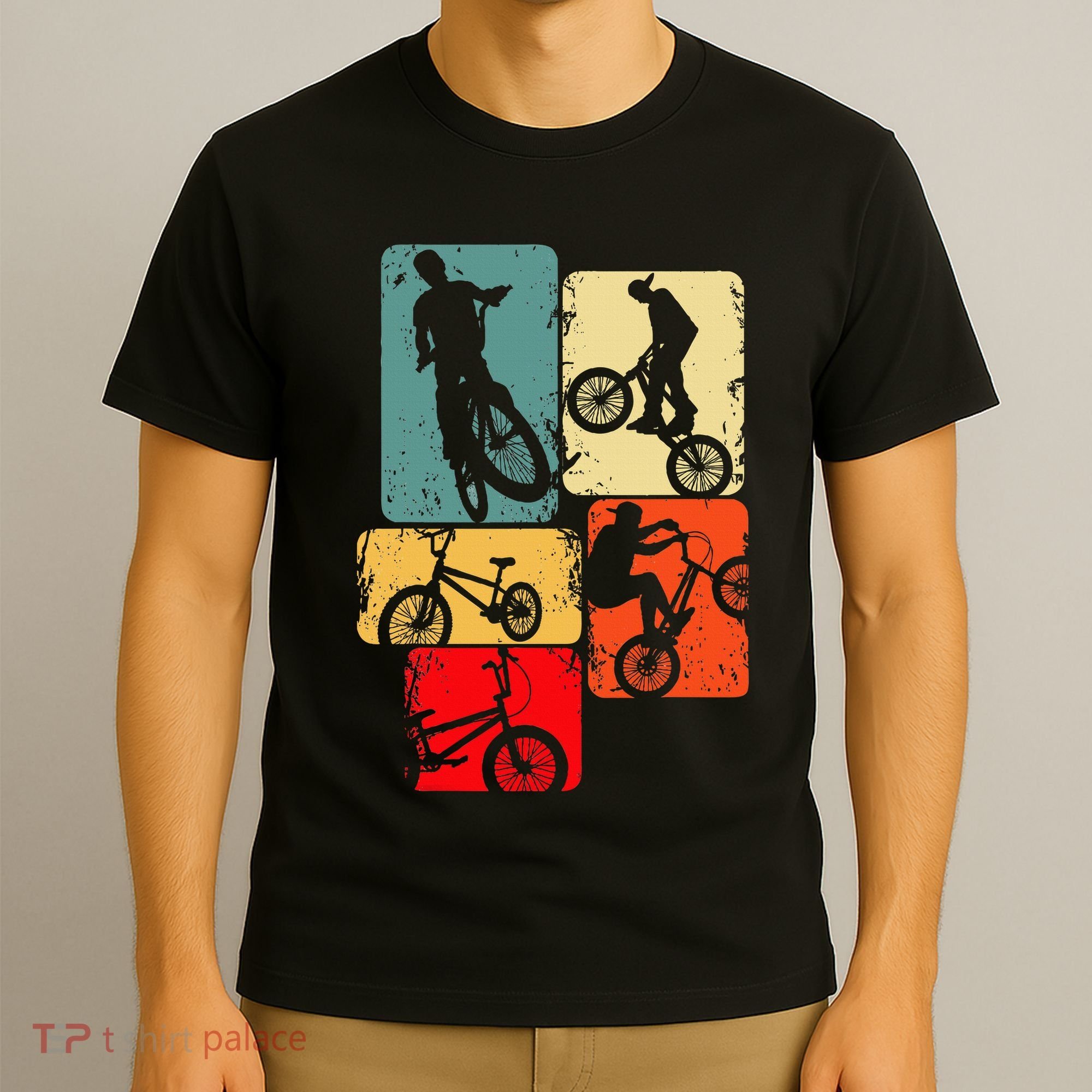 Bmx Bike Bicycle Stunt Racing T-Shirt