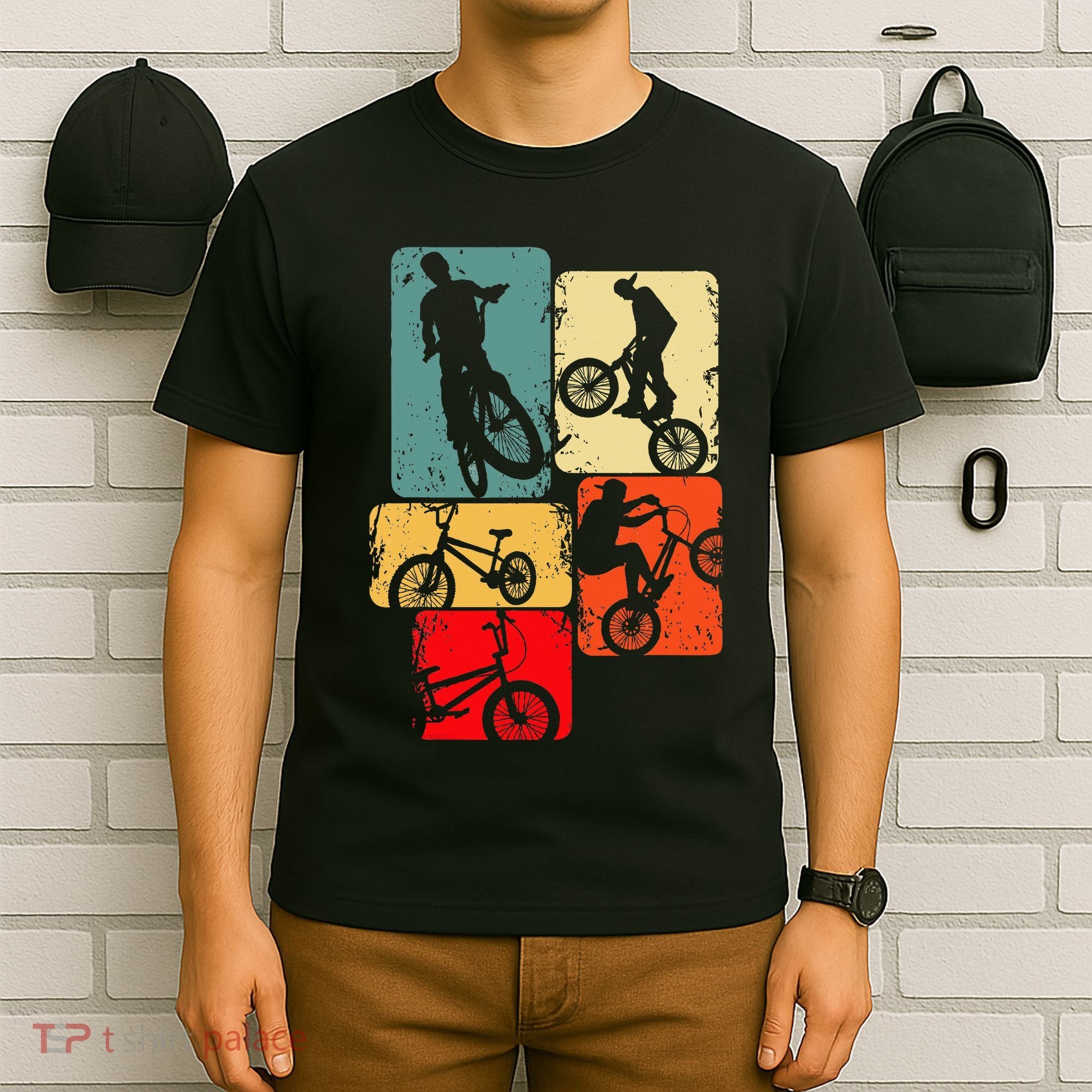 Bmx Bike Bicycle Stunt Racing T-Shirt