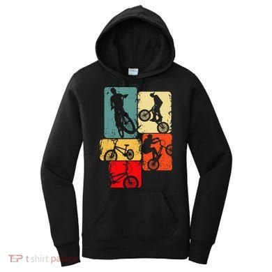 Bmx Bike Bicycle Stunt Racing Women's Hoodie