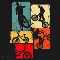 Bmx Bike Bicycle Stunt Racing Women's Hoodie thumb 2
