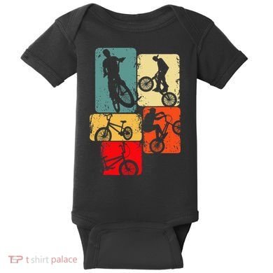 Bmx Bike Bicycle Stunt Racing Baby Bodysuit