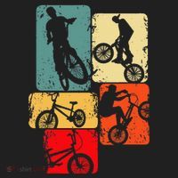 Bmx Bike Bicycle Stunt Racing Golf Towel thumb 3