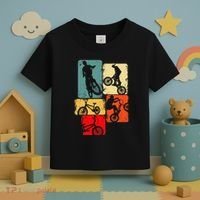 Bmx Bike Bicycle Stunt Racing Toddler T-Shirt thumb 3
