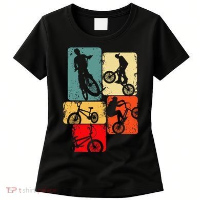 Bmx Bike Bicycle Stunt Racing Women's T-Shirt