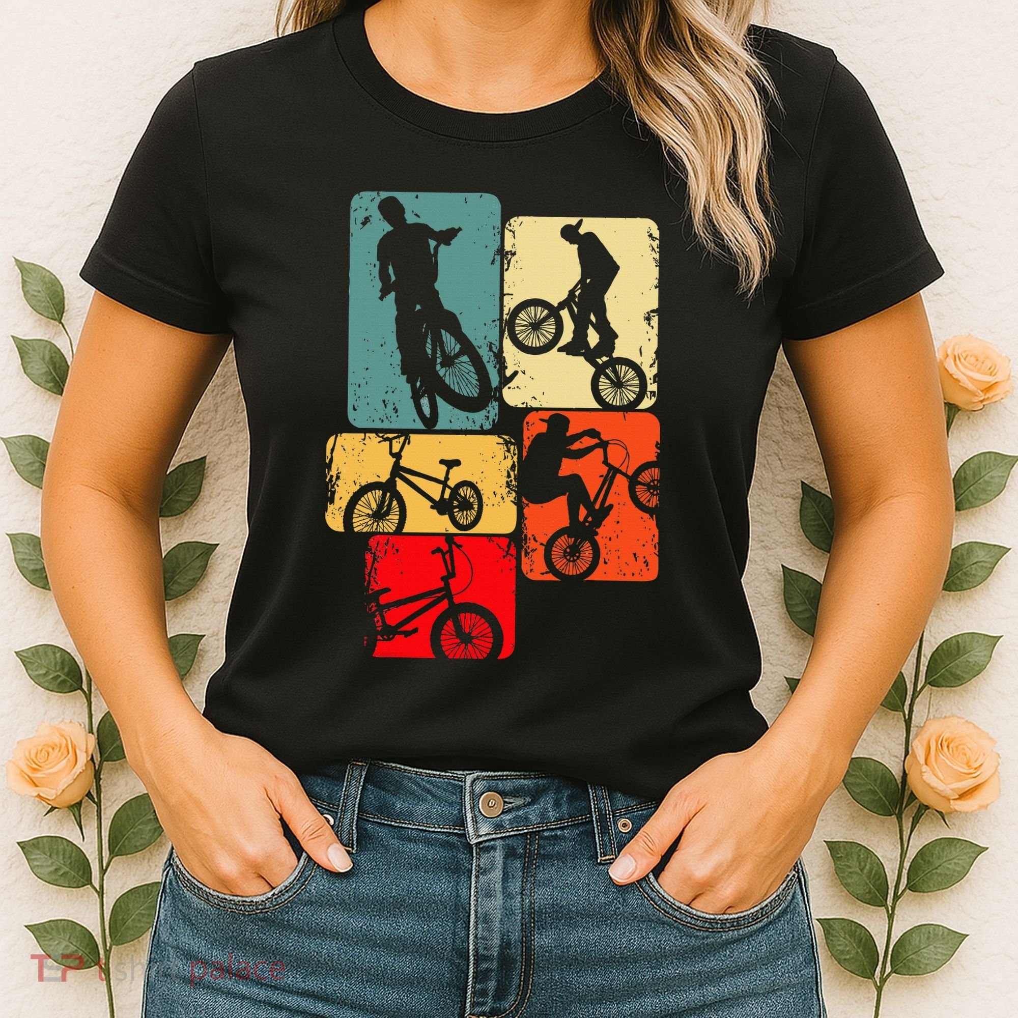 Bmx Bike Bicycle Stunt Racing Women's T-Shirt