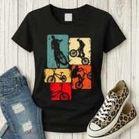 Bmx Bike Bicycle Stunt Racing Women's T-Shirt thumb 3