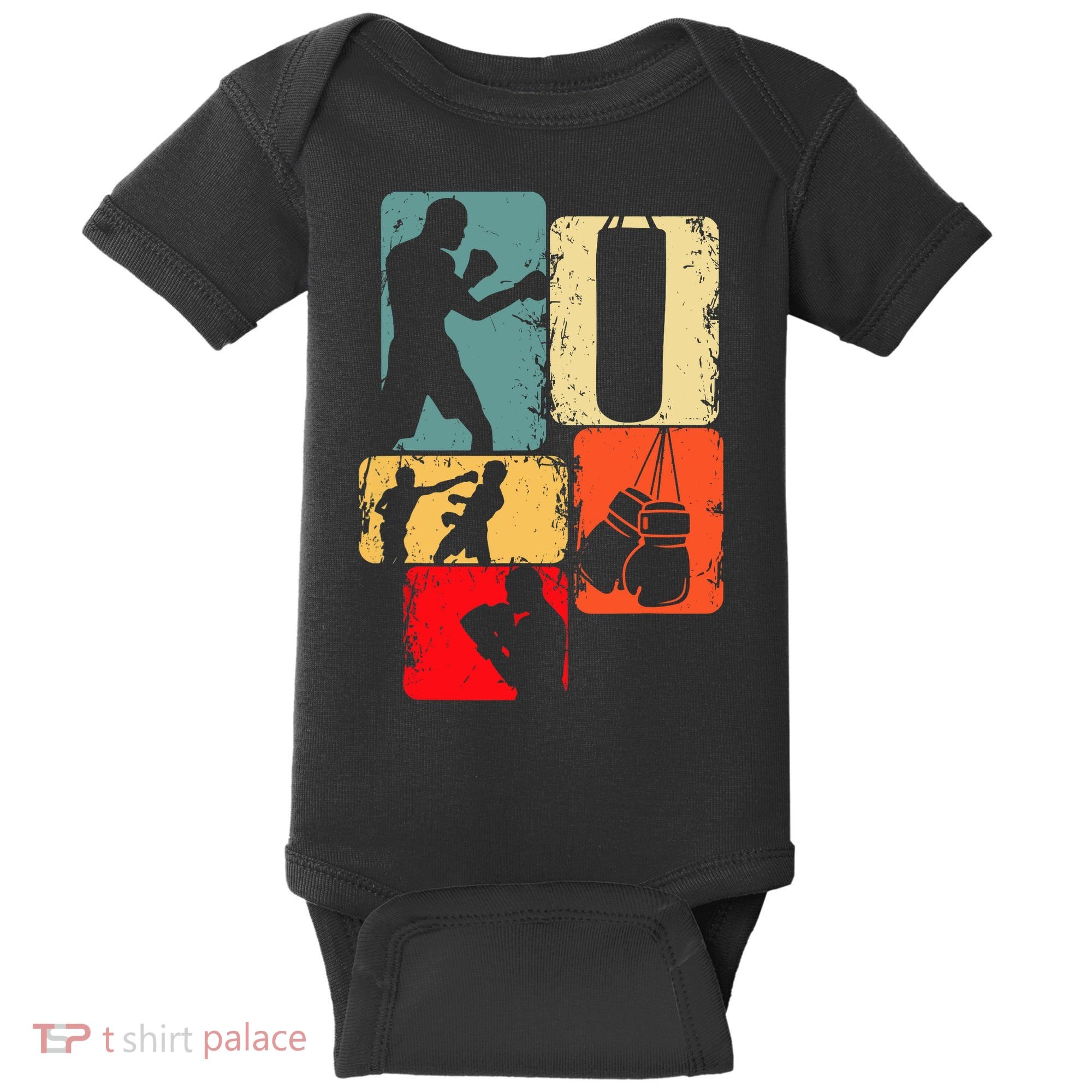 Boxer Boxing Baby Bodysuit