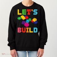 Block Brick Building LetS Build Master Builder Toys Kids Women's Sweatshirt thumb 0